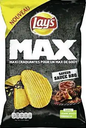 Casino Supermarchés Chips Saveur Sauce BBQ Max offre