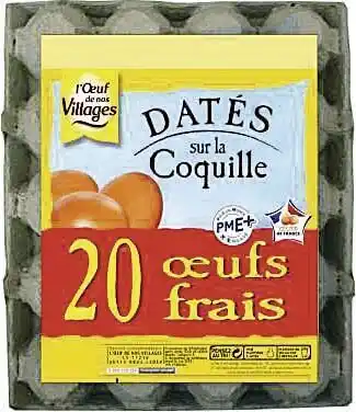 Casino Supermarchés Oeufs frais Datés sur la Coquille offre