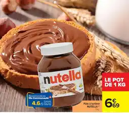Cora x Carrefour NUTELLA Pâte à tartiner offre