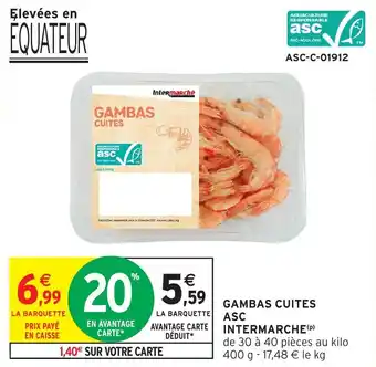 Intermarché Gambas cuites asc intermarche offre