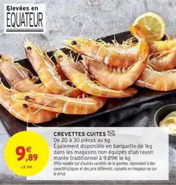Intermarché Crevettes cuites offre