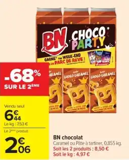 Cora x Carrefour BN chocolat offre