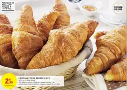 Intermarché Croissants pur beurre x8 offre