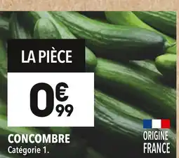 Supeco Concombre offre