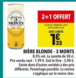 Supeco 3 Monts Bière Blonde offre
