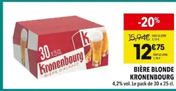 Supeco Kronenbourg Bière blonde offre