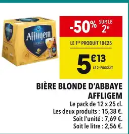 Supeco Affligem Bière Blonde d'Abbaye offre