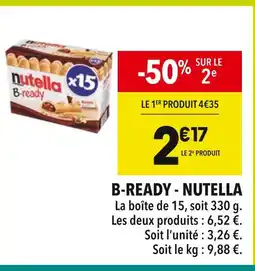 Supeco Nutella B-Ready offre