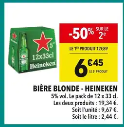 Supeco Heineken Bière Blonde offre