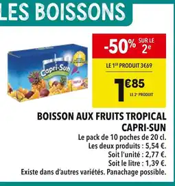 Supeco Capri-Sun Boisson aux fruits tropical offre