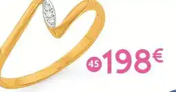 E.Leclerc Bague, taille 54, or jaune 1,71 g offre