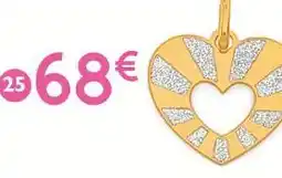 E.Leclerc Pendentif laque, or jaune 0,55 g offre