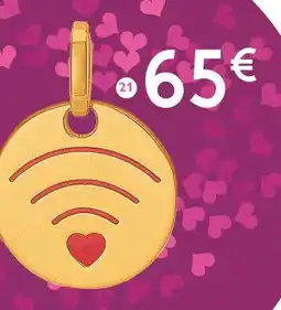 E.Leclerc Pendentif laque, or jaune 0,44 g offre