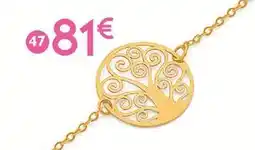 E.Leclerc Bracelet, 18 cm, or jaune 0,62 g offre