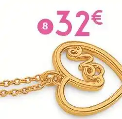 E.Leclerc Collier en plaqué or, 42 cm offre