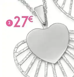 E.Leclerc Collier en argent rhodié offre