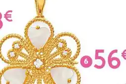 E.Leclerc Broche pendentif plaqué or offre