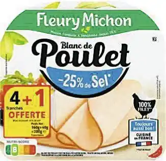 Casino Supermarchés Blanc de Poulet - 25% de Sel offre