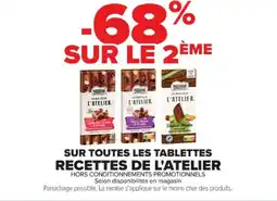Cora x Carrefour Sur toutes les tablettes recettes de l'atelier offre