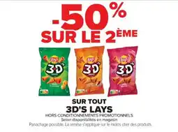 Cora x Carrefour 3D'S LAYS Sur tout offre
