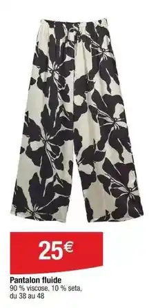 Cora x Carrefour Pantalon fluide offre