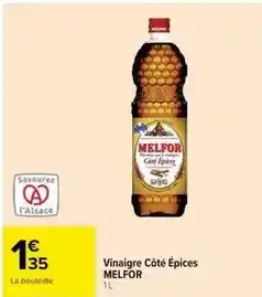 Cora x Carrefour Melfor - vinaigre cÎté épices offre