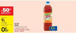 Cora x Carrefour OASIS Ice Tea offre