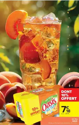 Cora x Carrefour OASIS Ice Tea offre