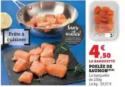 Super U Poelée de saumon offre