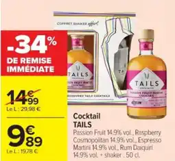 Cora x Carrefour TAILS Cocktail offre