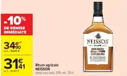 Cora x Carrefour NEISSON Rhum agricole offre