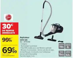 Cora x Carrefour Aspirateur sans sac Réf.: HP110HM offre