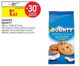 Intermarché Cookies bounty offre
