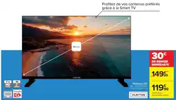 Cora x Carrefour CLAYTON Téléviseur LED offre