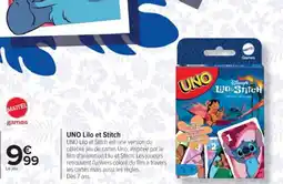 Cora x Carrefour UNO Lilo et Stitch offre