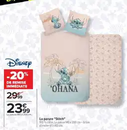 Cora x Carrefour La parure "Stitch" offre