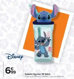 Cora x Carrefour Gobelet figurine 3D Stitch offre