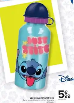 Cora x Carrefour Gourde Aluminium Stitch offre