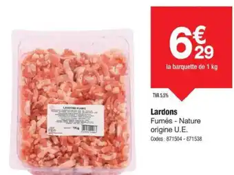 Promocash Lardons offre