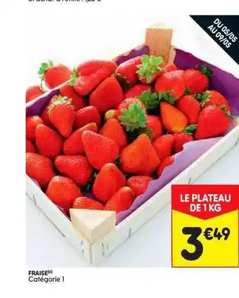 Leader Price Fraise offre