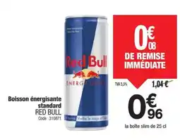 Promocash RED BULL Boisson énergisante standard offre