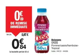 Promocash OASIS Boissons offre