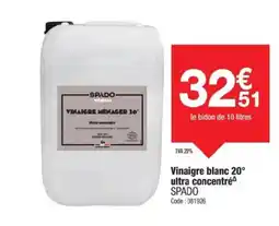 Promocash SPADO Vinaigre blanc 20° ultra concentré offre