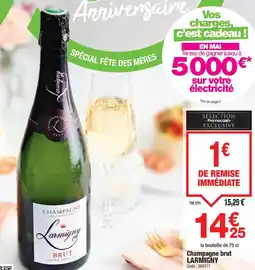 Promocash LARMIGNY Champagne brut offre