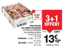 Promocash LE STER LE PÂTISS Cakes Rocher aux pépites de chocolat offre