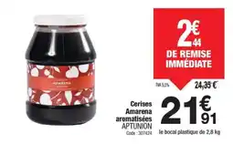 Promocash APTUNION Cerises Amarena aromatisées offre