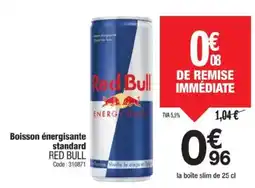Promocash RED BULL Boisson énergisante standard offre