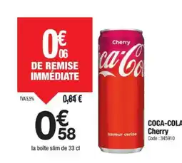 Promocash COCA-COLA Cherry offre