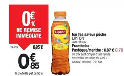 Promocash LIPTON Ice Tea saveur pêche offre