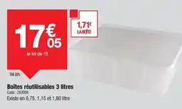 Promocash Boîtes réutilisables offre